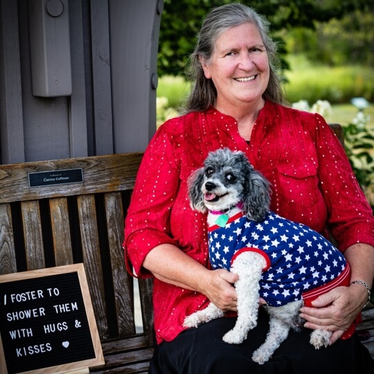 Paw Patrol Dayton's June 2025 Volunteer of the Month, Deb!